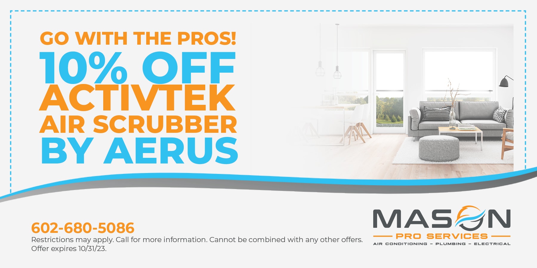 10% off activtek air scrubber by aerus.