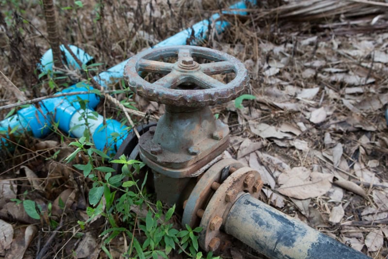 Sewer Line Control Valve.