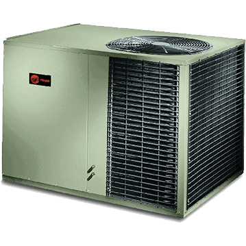 Trane XR14h Over/Under Packaged Heat Pump.